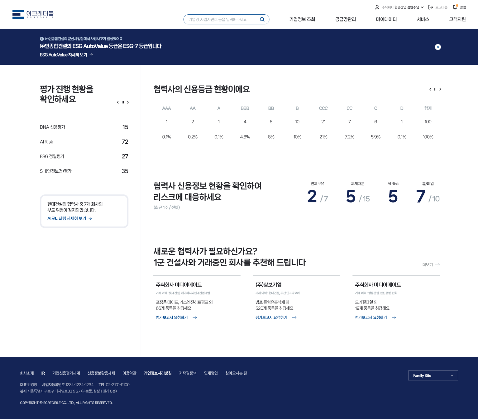 이크레더블 화면 이미지